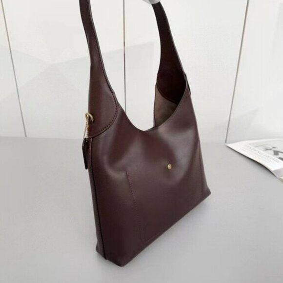 Coach Brooklyn Shoulder Bag 28 – BrassMaple NWT with Dust Bag - Picture 3 of 8